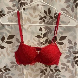 Victoria’s Secret Red Lace Bra